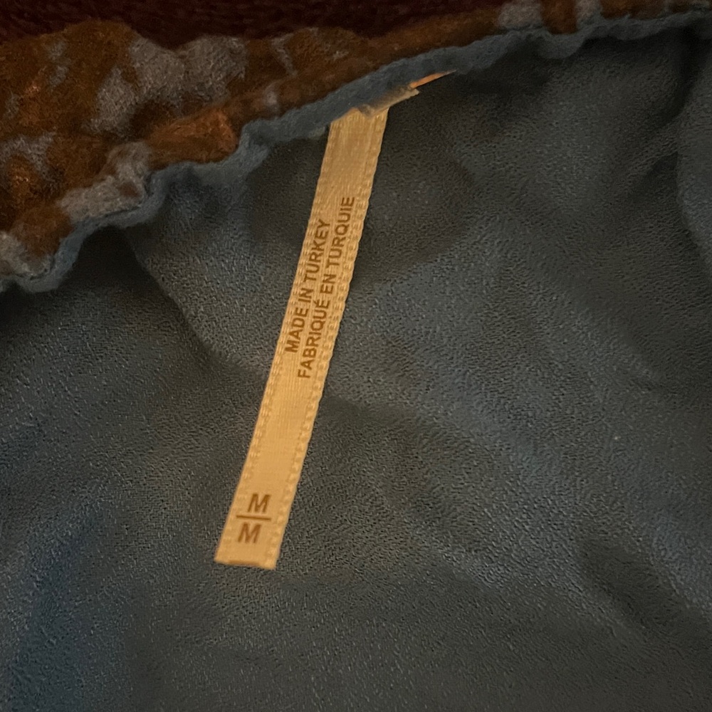 Blue and Brown Garment